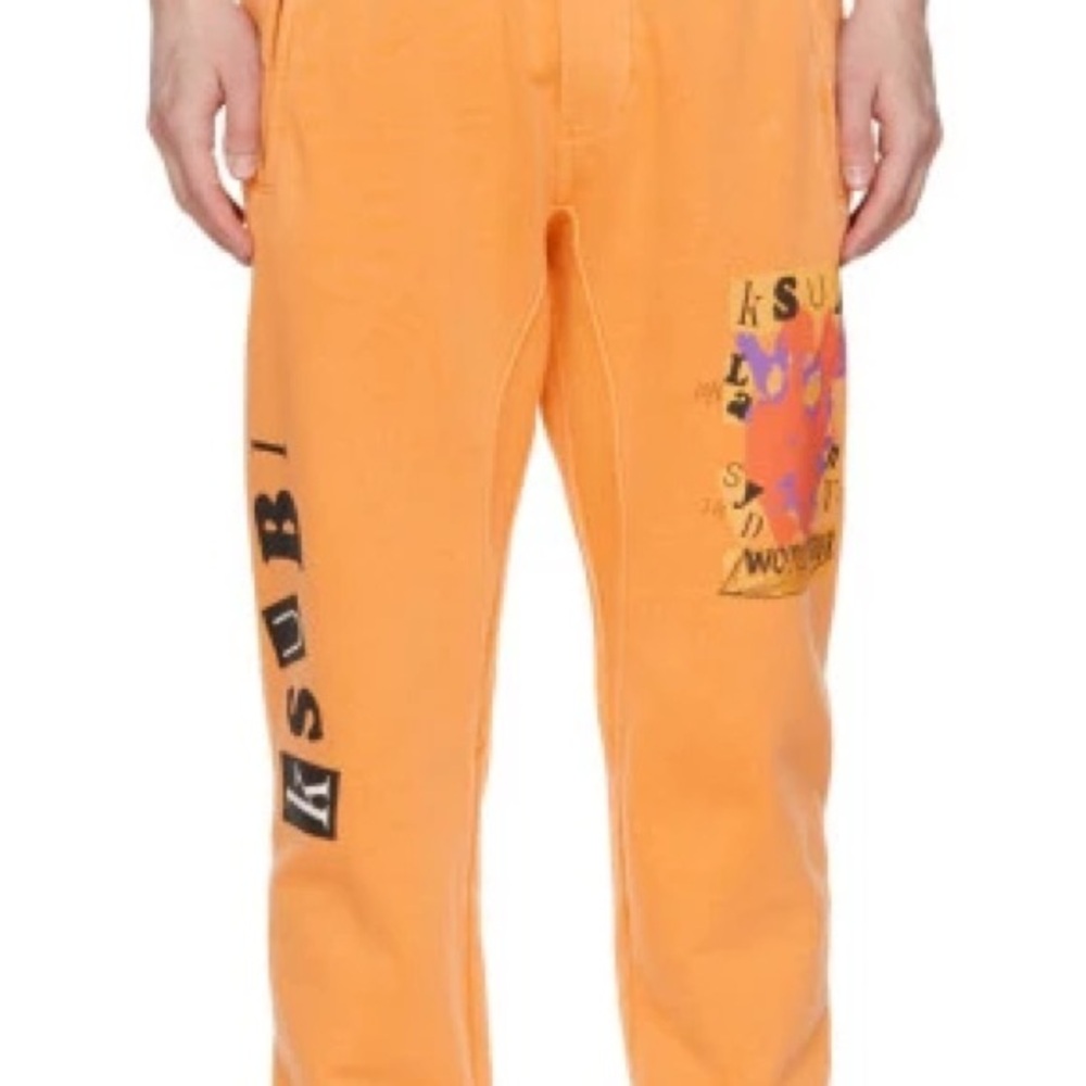 Ksubi Orange sweat Pants